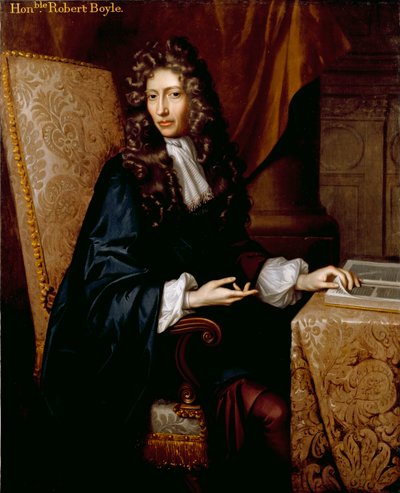 Retrato del Hon. Robert Boyle, c.1689 de Peter (school of) Lely