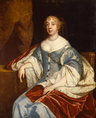 Retrato de Anne Lady Rivers (óleo sobre lienzo) de Peter (studio of) Lely