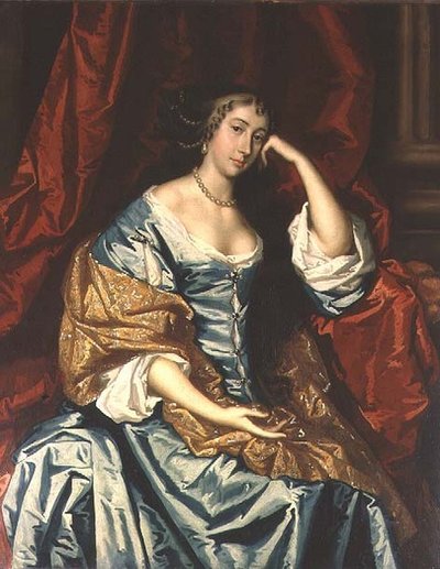 Retrato de una dama sentada de Peter (studio of) Lely