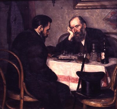 Dos amigos se encuentran de Peter Alexandrovich Nilus
