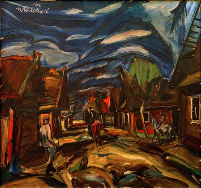 Pueblo Jasky, Rusia de Peter August Böckstiegel