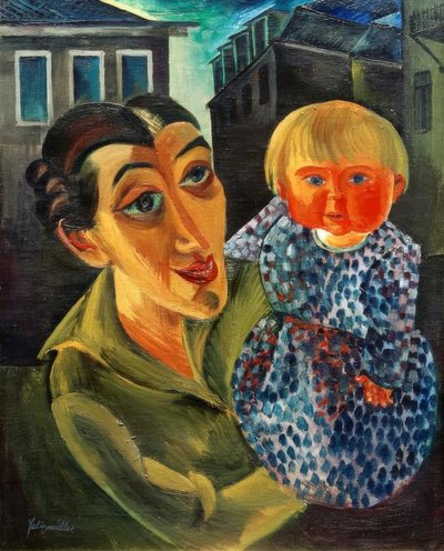 Hanna y Sonja de Peter August Böckstiegel