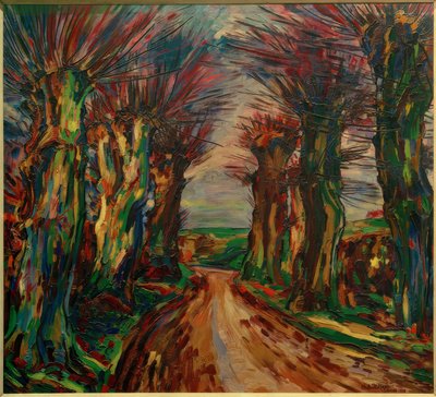 Avenida de sauces de Peter August Böckstiegel