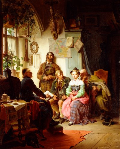 Las instrucciones del matrimonio, 1866 de Peter Baumgartner