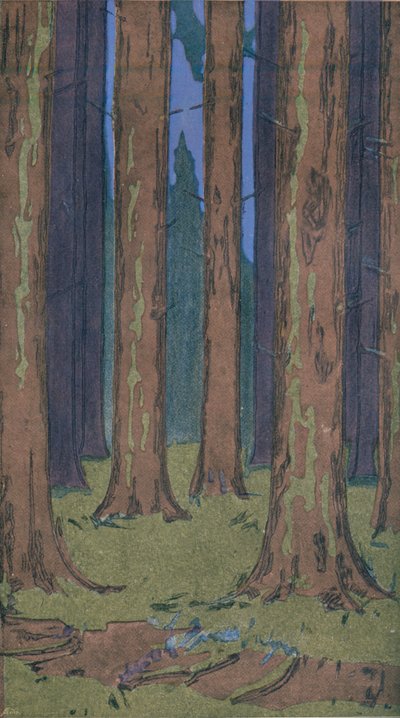El Bosque, 1901 de Peter Behrens