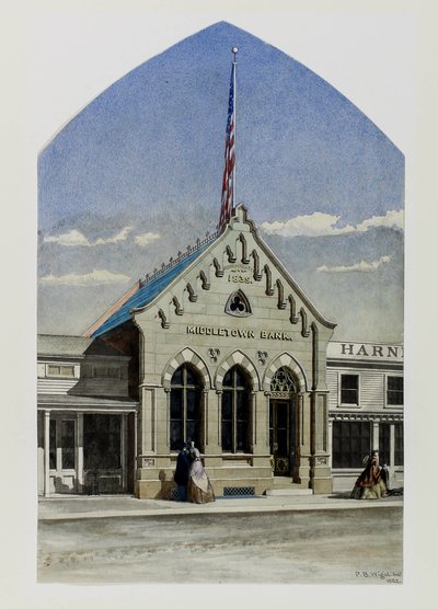 Middletown Bank, Nueva York, Perspectiva de Peter Bonnett Wight