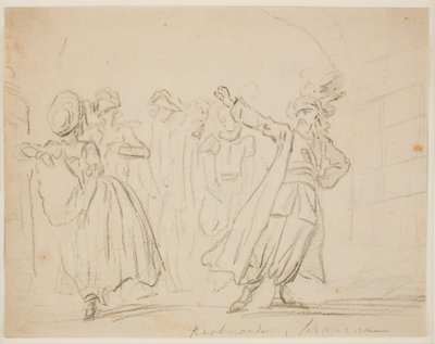Escena de El Mercader de Esmirna de Peter Cramer