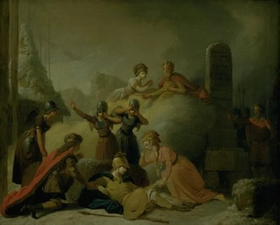Escena final de "La muerte de Balder" de Johannes Ewald de Peter Cramer