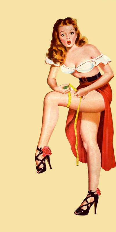 Pin-up, portada de la revista 