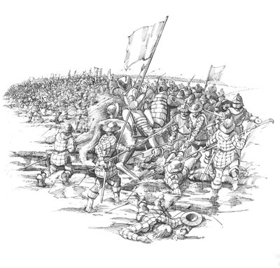 Batalla de Blore Heath, Staffordshire de Peter Dunn