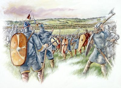Batalla de Hastings, 1066, c1990-2010 de Peter Dunn
