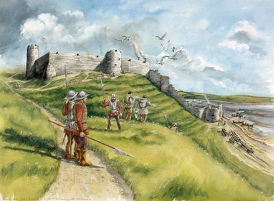 Castillo de Berwick, siglo XVI, c. 1990-2010 de Peter Dunn