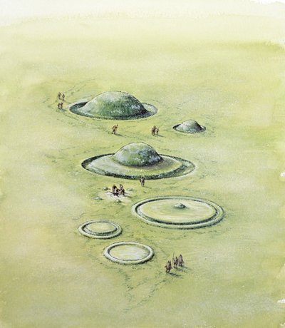 Tipos de túmulos de la Edad de Bronce, Edad de Bronce, c1990-2010 de Peter Dunn