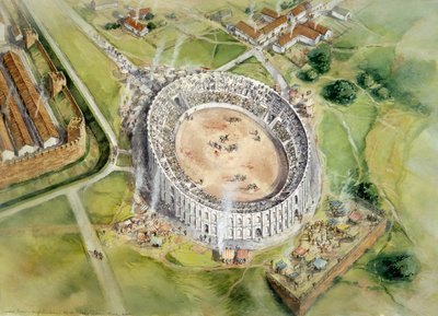 Anfiteatro Romano de Chester, siglo II de Peter Dunn