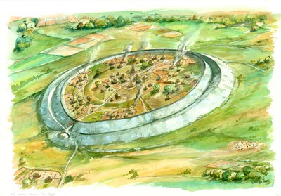 Old Sarum, Edad de Hierro, c.1990-2010 de Peter Dunn