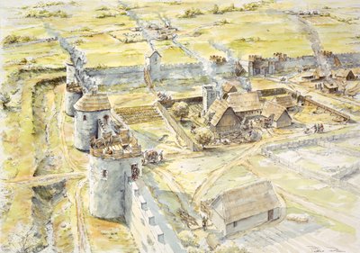 Castillo de Portchester de Peter Dunn