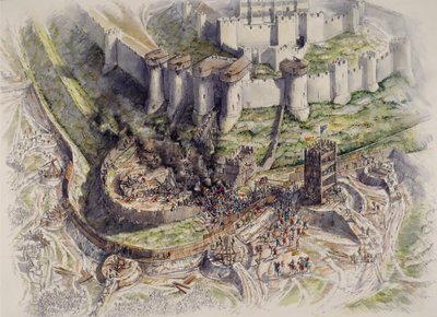 Asedio del Castillo de Dover, Kent de Peter Dunn