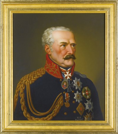 Retrato de Gebhard Leberecht von Blücher, príncipe de Wahlstatt de Peter Eduard Stroehling