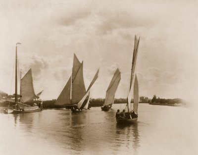 Una regata en Horning, Vida y paisaje en los Norfolk Broads de Peter Emerson und Thomas Goodall