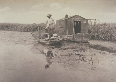 La casa del pescador de anguilas, c.1886 de Peter Emerson und Thomas Goodall