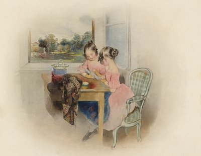 Princesas María y Carolina de Liechtenstein de Peter Fendi