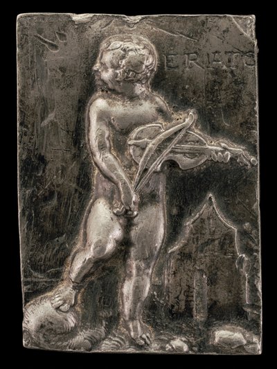 Un putto simbolizando a la musa Erato, c. 1540 de Peter Flötner