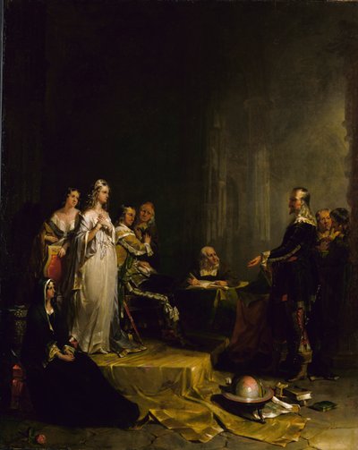Colón ante la Reina, 1841 de Peter Frederick Rothermel