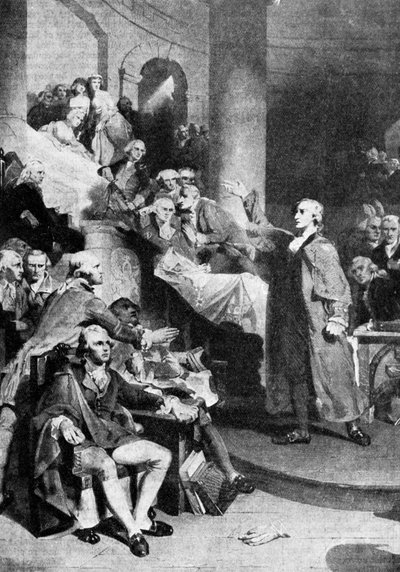 Patrick Henry 1736-1799, revolucionario estadounidense, 1775 1935 de Peter Frederick Rothermel