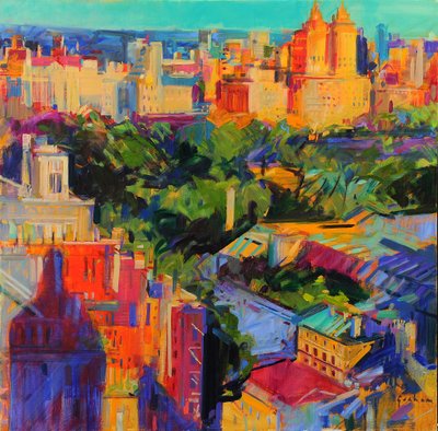 Sobre Central Park de Peter Graham (Contemporary)