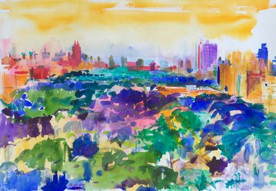 Central Park, Nueva York, 2011 de Peter Graham (Contemporary)