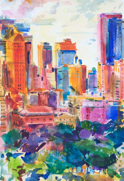 Central Park West, 2011 de Peter Graham (Contemporary)