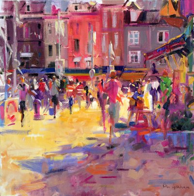 Paseo marítimo de Honfleur de Peter Graham (Contemporary)