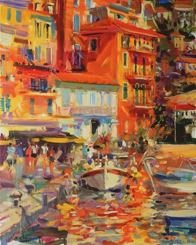 Reflejos, Villefranche, 2002 de Peter Graham (Contemporary)