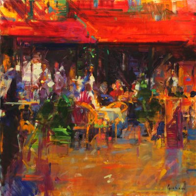 Mesa en Villefranche de Peter Graham (Contemporary)