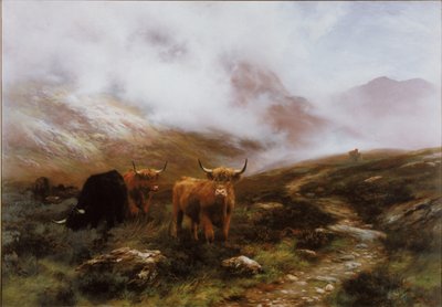 Paisaje con ganado de Peter Graham