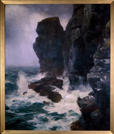 Ribbed and Paled in by Rocks Unscaleable, 1885 de Peter Graham