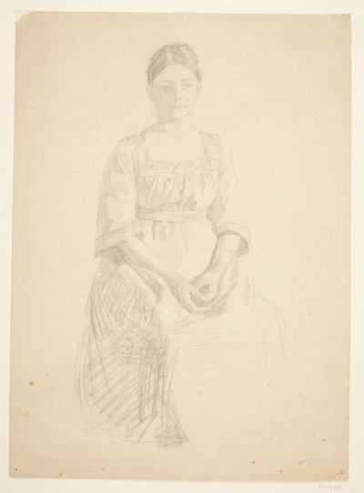 La esposa del artista posa para el retrato de la señora Thora Karl Madsen para la pintura: Inauguración del Museo Faaborg (1910-11) de Peter Hansen