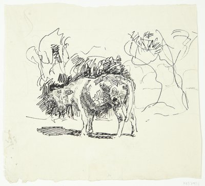 Toro de pie de Peter Hansen