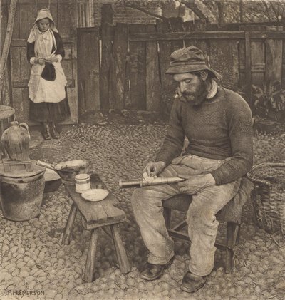 Un pescador en casa de Peter Henry Emerson