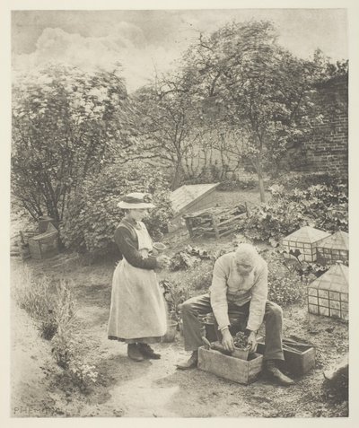Un final de jardín (Suffolk) de Peter Henry Emerson