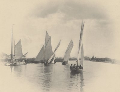Una regata en Horning de Peter Henry Emerson