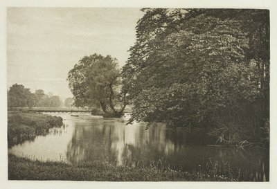 Arroyo Crow-Island, río Wye de Peter Henry Emerson
