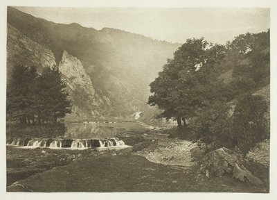 Entrada a Dove Dale, Derbyshire de Peter Henry Emerson
