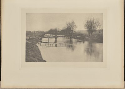 Pasarela cerca de Cheshunt de Peter Henry Emerson