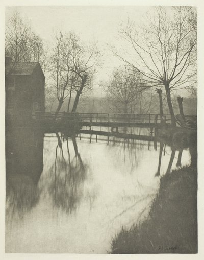 Pasarela cerca de Chingford de Peter Henry Emerson