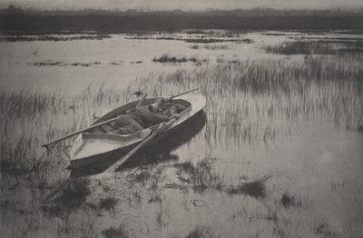 Artillero trabajando para cazar aves de Peter Henry Emerson
