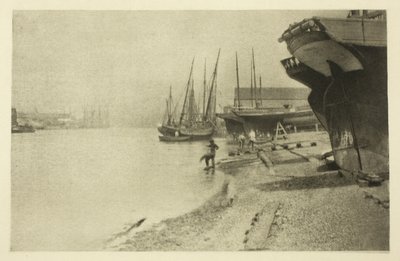 En el río Yarmouth de Peter Henry Emerson