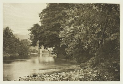Puente de Rowsley, en el Derwent de Peter Henry Emerson