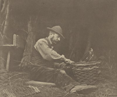 The BasketMaker. [Norfolk.] de Peter Henry Emerson