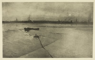 El último de la marea baja-Great Yarmouth desde Breydon de Peter Henry Emerson